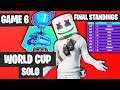Fortnite World Cup SOLO Game 6 Highlights - FINAL STANDINGS [Fortnite World Cup Highlights]