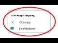 How To Fix 1DM Keeps Stopping Error Android & Ios - Fix 1DM App Not Open Problem