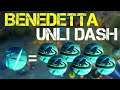 How To Unlimited Dash - Tips and Tricks | Benedetta MLBB