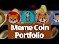 Meme Coins & Token Portfolio $5000 PROFIT x100