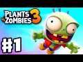Plants vs. Zombies 3 - Gameplay Walkthrough Part 1 - New Plants! New Zombies! Devour Tower Attacks!