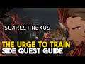 Scarlet Nexus The Urge To Train Side Quest Guide (Brawn Yawn Location)