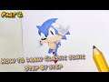 How to draw Sonic the Hedgehog (Part 2)