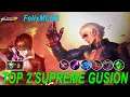 TOP 2 SUPREME GUSION FelixMLBB | ITEM BUILD | HOW TO PLAY GUSION | MOBILE LEGEND | MLBB