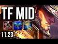TWISTED FATE vs CORKI (MID) | 8/1/5, 1.2M mastery, 300+ games | KR Master | 11.23