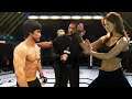 UFC 4 | Bruce Lee vs. Kelly Overton (Tekken Film) (EA Sports UFC 4)