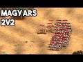 Age of Empires 2: Magyars 2v2 With BarretRTS