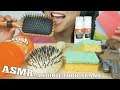 ASMR 7 MOST POPULAR FOOD PRANK Glue Hairbrush Sponge Deodorant (EATING SOUNDS) NO TALKING | SAS-ASMR