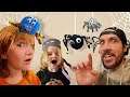 CRAFTS with ADLEY & NiKO 🕸️ Spider Pets, Spooky Ghosts, and Halloween Hats! family craft DIY routine
