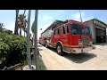 Fire Truck LA County Boats Pandemic is Over California Opens up 4K