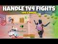 HOW TO HANDLE 1v4 SITUATIONS IN BGMI🔥BATTLEGROUNDS MOBILE INDIA BEST CLOSE RANGE TIPS & TRICKS 2021