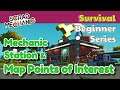 Mechanic Station Tour &  Map Points of Interest | Scrap Mechanic | How to Get Started in Survival