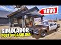 NOVO "SIMULADOR de POSTO DE GASOLINA"! COMPREI E REFORMEI NOSSO POSTO! - Gas Station Simulator #01