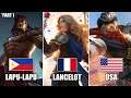 ORIGIN AND NATIONALITY OF HEROES IN MOBILE LEGENDS: BANG BANG | ML HEROES BY COUNTRY | PART 1