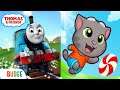 Thomas & Friends: Magical Tracks Vs. Talking Tom Candy Run (iOS Games)