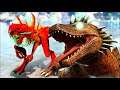 Varan Vs Red Gozilla - Monstro do GRITO! Ark Survival Evolved - Dinossauros