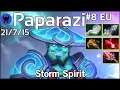 Paparazi plays Storm Spirit!!! Dota 2 7.22