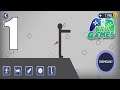 Stickman Falling Gameplay Walkthrough #1 (Android, IOS)