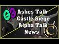 Ashes of Creation: Ashes Talk// Castle Siege// Alpha 1// Mit Kollege Cellzar // Deutsch