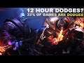 NEW 12 HOUR QUEUE TIME WITH DODGING? 33% OF GAMES ARE DODGES? | League of Legends