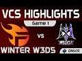 TF vs LX Highlights Game 1 VCS Winter Split 2021 Team Flash vs Luxury Esports by Onivia