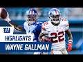 Wayne Gallman's 2020 FULL Season Highlights | New York Giants