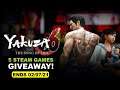 (GIVEAWAY #85 Completed!): Yakuza 6 & 4 other highly rated  Steam games!