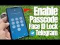 How to Secure Telegram Chats with Passcode and Face ID | Set Passcode in Telegram