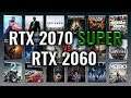 RTX 2070 SUPER vs RTX 2060 Benchmarks | Gaming Tests Review & Comparison | 59 tests