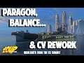 WoWS Paragon, Balance and CV Rework