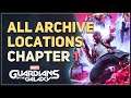 Chapter 1 All Archive Locations Marvel's Guardians of the Galaxy