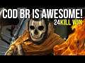 COD BR Is AWESOME! ~ 24 Kill Trio WIN #Warzone