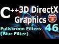 Fullscreen Filters (Blur Filter) [C++ 3D DirectX Tutorial]