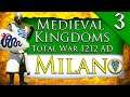 MEDIEVAL MILAN! Medieval Kingdoms Total War 1212 AD: Milan Campaign Gameplay #3