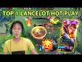 Top 1 Lancelot Hot Play Pro Player Lancee Lott 🥵🥵| Reaction Mobile Legend | Mobile Legend