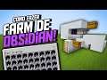 FARM de OBSIDIAN FÁCIL no MINECRAFT BEDROCK! | TUTORIAL