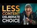Less Content on Purpose - Assassins Creed Valhalla