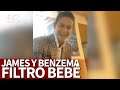 Benzema y James revolucionan las redes con el filtro de bebé | Diario AS