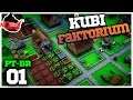 Kubifaktorium #01 "Inspirado em Factorio" Gameplay em Português PT-BR