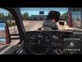 playing american truck simulator for the first time