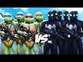 Teenage Mutant Ninja Turtles VS Black Spiderman Army