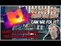 This 1TB Hard Drive Gets Super HOT And Won't Boot Up! Can It Be Repaired?