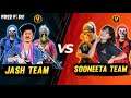 TSG JASH TEAM VS SOONEETA TEAM | SQUAD VS SQUAD | INTENSE CLASH SQUAD VERSUS - GARENA FREE FIRE