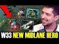W33 NEW MIDLANE HERO..!! Spirit Breaker Midlane Non-Stop Roaming by W33 7.25 | Dota 2