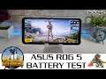 ASUS ROG 5 battery drain test! Gaming SOT PUBG/ARK! Max graphics HDR 60FPS After new updates! SD 888