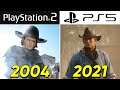 Evolution of RED DEAD PlayStation Games (2004-2021)