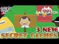 Find and Open The New 3 Caches in Sneaky Sasquatch