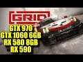 GRID GTX 970 - GTX 1060 6GB - RX 580 8GB - RX 590 | 1080p | FRAME-RATE TEST