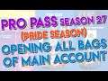 Tennis Clash Pro Pass Season 27 Opening All Bags of Main Account [Pride Season]