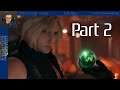 Part 2: Final Fantasy VII Remake Let's Play 4K (PS4 Pro) Scorpion Sentinel Boss Battle and Chapter 2
